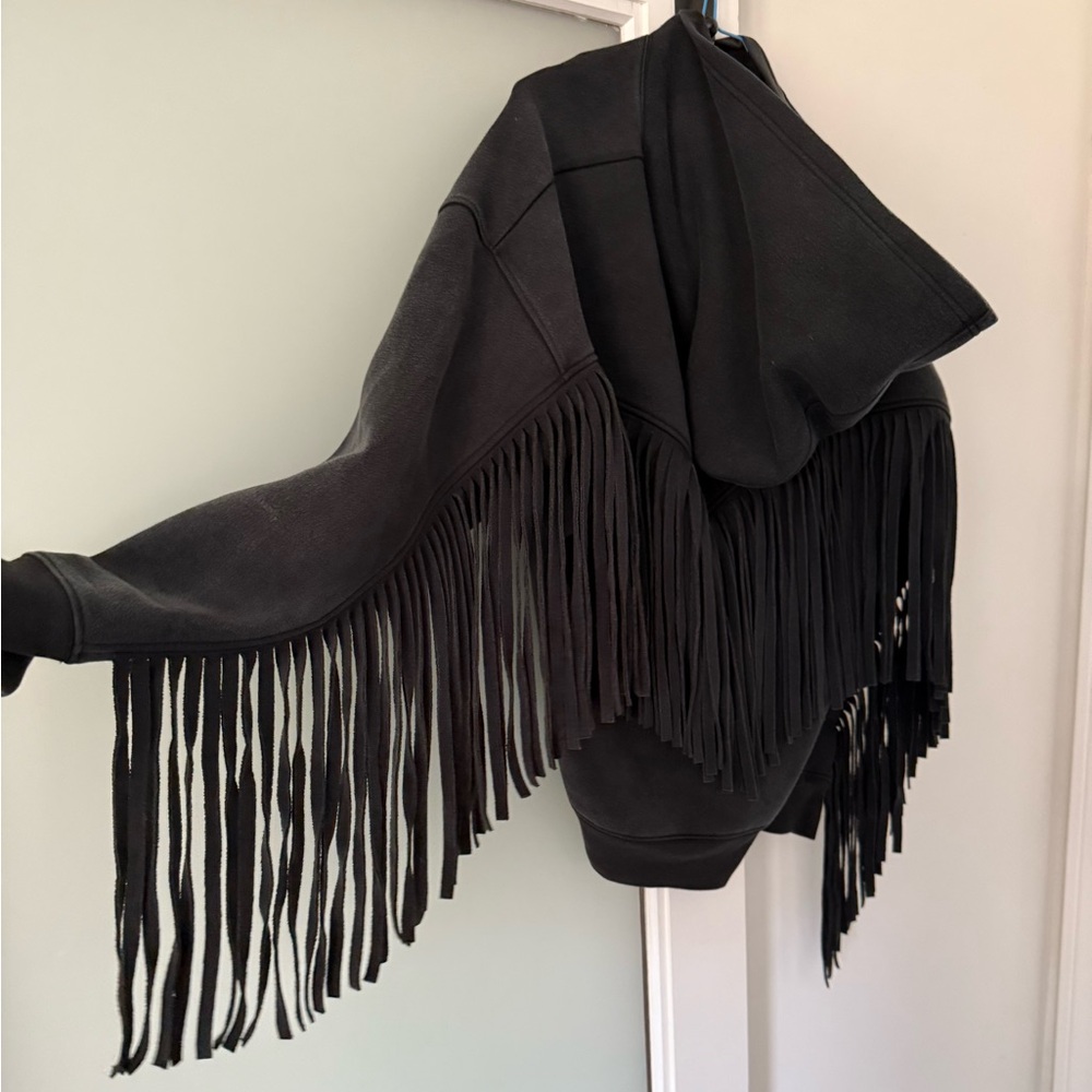 Levi's Black Fringe Hoodie - Picture 6 of 6